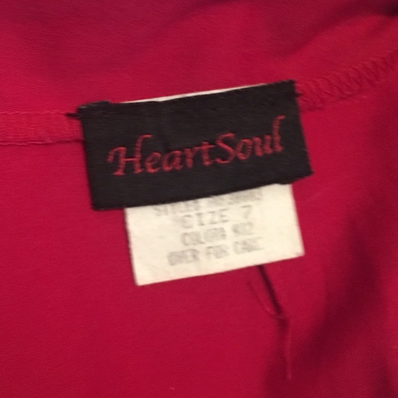 HeartSoul-Red Stretch Mini Skirt - Picture 3 of 5